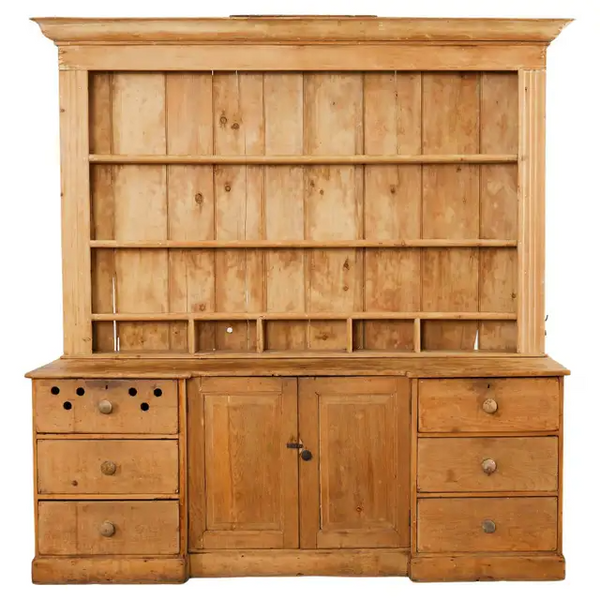 18th Century French Provincial Pine Farmhouse Dresser with