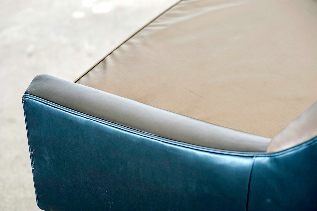 Pair of Jen Risom for Ralph Pucci Metallic Space Age A-Chairs