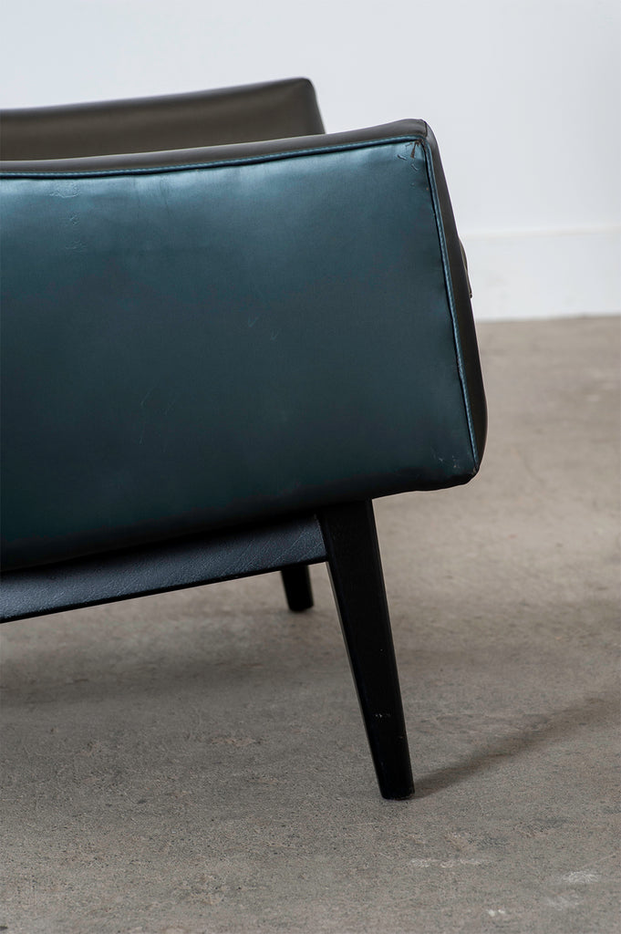 Pair of Jen Risom for Ralph Pucci Metallic Space Age A-Chairs