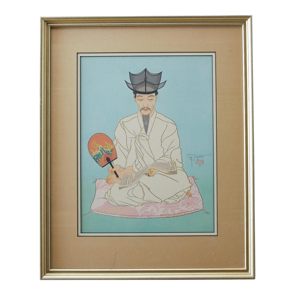 Le Vieux Manuscrits, Coree-Seoul by Paul Jacoulet