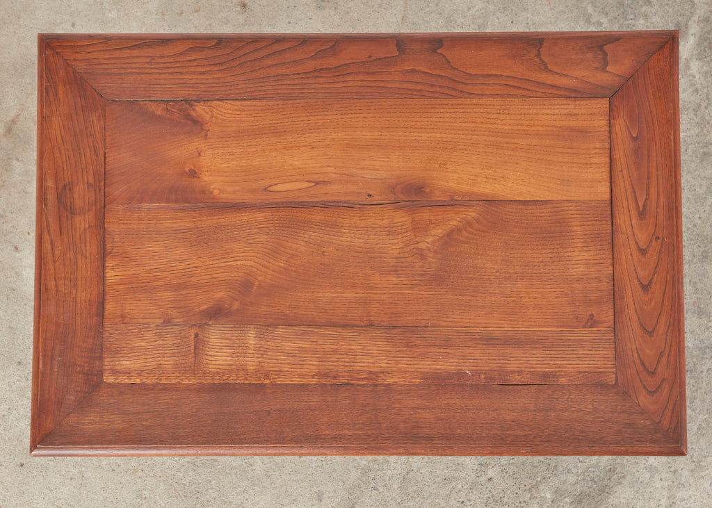 19th Century French Provincial Fruitwood Writing Table Desk