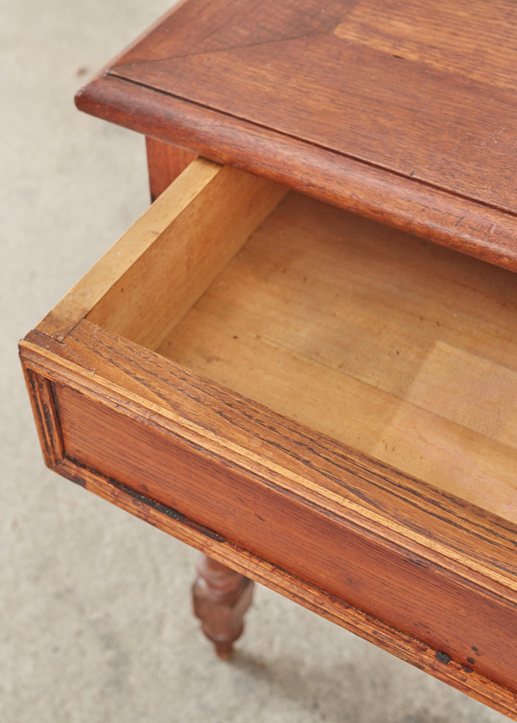 19th Century French Provincial Fruitwood Writing Table Desk