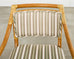 Set of Ten McGuire Rattan X-Back Dining Chairs