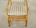 Set of Ten McGuire Rattan X-Back Dining Chairs