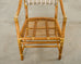 Set of Ten McGuire Rattan X-Back Dining Chairs