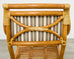Set of Ten McGuire Rattan X-Back Dining Chairs