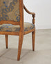 Set of Ten Minton-Spidell Rizzoli Regency Style Dining Armchairs