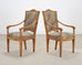 Set of Ten Minton-Spidell Rizzoli Regency Style Dining Armchairs