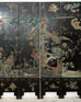 Chinese Kuancai Ten Panel Coromandel Screen Mythical Landscape