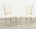 Set of Twelve Louis XVI Gustavian Style Painted Dining Chairs