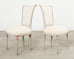 Set of Twelve Louis XVI Gustavian Style Painted Dining Chairs