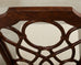 Set of Eighteen Organic Modern Rattan Leather Dining Chairs