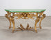 18th Century Italian Rococo Carved Giltwood Console Table