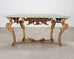 18th Century Italian Rococo Carved Giltwood Console Table