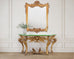 18th Century Italian Rococo Carved Giltwood Console Table