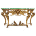 18th Century Italian Rococo Carved Giltwood Console Table