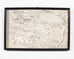 Framed Map of Paris After Michel-Étienne Turgot 1739 20 Panels