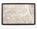 Framed Map of Paris After Michel-Étienne Turgot 1739 20 Panels