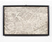 Framed Map of Paris After Michel-Étienne Turgot 1739 20 Panels