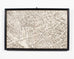 Framed Map of Paris After Michel-Étienne Turgot 1739 20 Panels