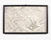 Framed Map of Paris After Michel-Étienne Turgot 1739 20 Panels