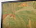 Japanese Taisho Two Panel Screen Bamboo Butterfly Landscape