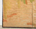 Japanese Taisho Two Panel Screen Bamboo Butterfly Landscape