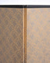 Japanese Meiji Two Panel Screen Birds Flowers in Autumn Landscape