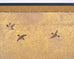 Japanese Meiji Two Panel Screen Birds Flowers in Autumn Landscape