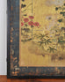 Japanese Edo Two-Panel Gilt Screen Birds Chrysanthemums 6 Ft