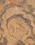 18th C. Japanese Edo Two-Panel Screen Pheasants Floral Landscape