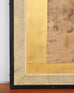 18th C. Japanese Edo Two-Panel Screen Pheasants Floral Landscape