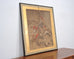 18th C. Japanese Edo Two-Panel Screen Pheasants Floral Landscape