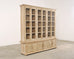 Country French Bleached Oak Bookcase Bibliotheque Cabinet 8 Ft