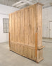 Country French Bleached Oak Bookcase Bibliotheque Cabinet 8 Ft
