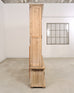 Country French Bleached Oak Bookcase Bibliotheque Cabinet 8 Ft