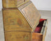 19th Century Venetian Lacquer Painted Secretary Bookcase Desk
