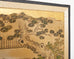 19th Century Japanese Edo Screen Kano School Garden Terrace
