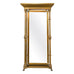 Victorian Patinated Brass Entry Hall or Dressing Mirror