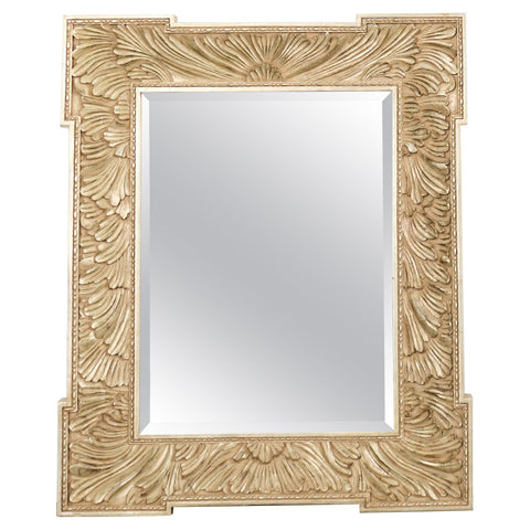 Howard Elliot Silver Gilt European Wall Mirror