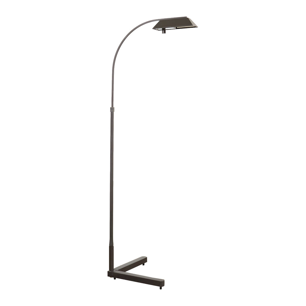 Modern Casella Clarus Fine Line Bronzed Adjustable Floor Lamp