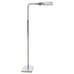 Koch & Lowy OMI Chromed Steel Adjustable Pharmacy Floor Lamp