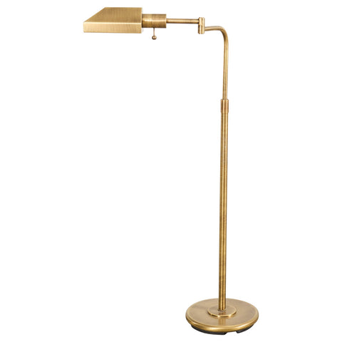 Casella Style Bronzed Swing Arm Pharmacy Floor Lamp