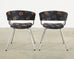 Set of Four John Coleman for Allermuir Mollie Dining Armchairs