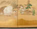Japanese Edo Four Panel Screen Kano School Filial Piety