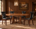 Set of Four Ralph Lauren Highgate Leather Dining Chairs