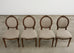 Set of Four French Louis XVI Style Walnut Dining Chairs