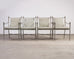 Set of Four Michael Taylor Montecito Garden Dining Armchairs