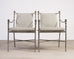 Set of Four Michael Taylor Montecito Garden Dining Armchairs
