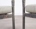 Set of Four Michael Taylor Montecito Garden Dining Armchairs